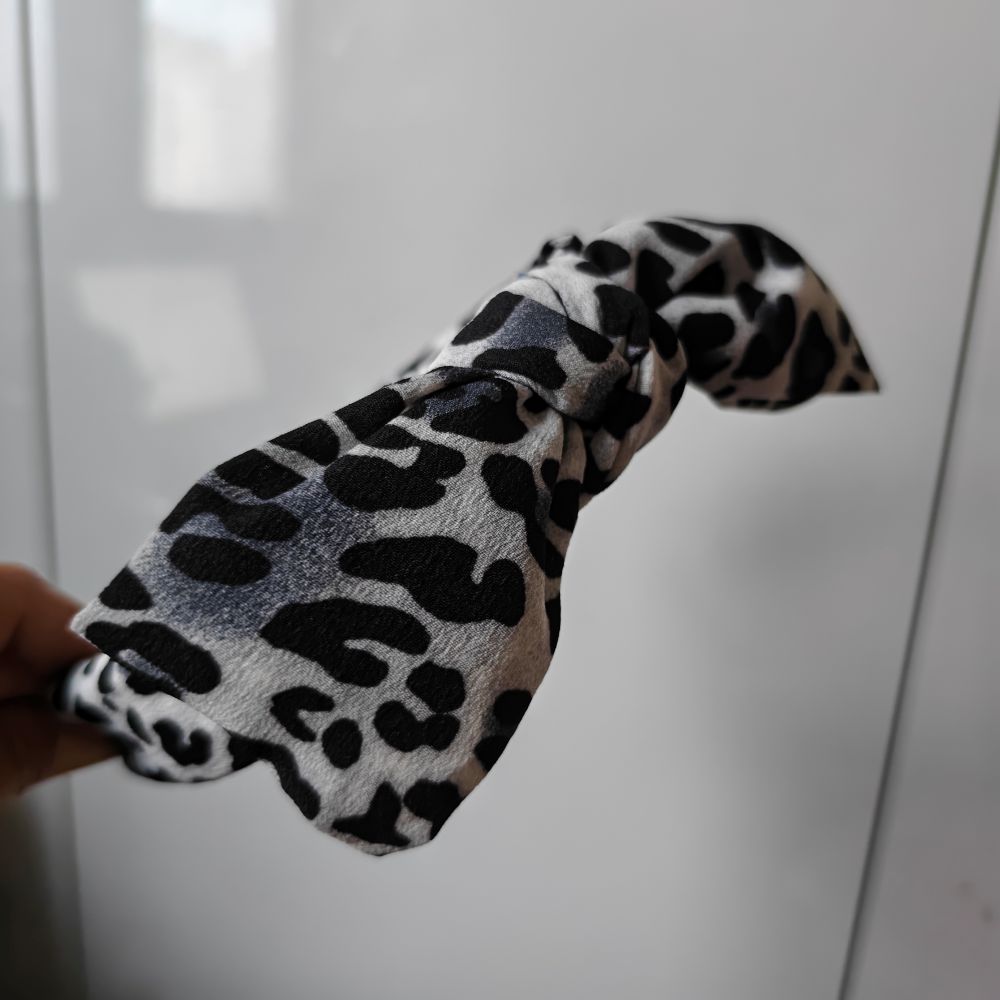 Leopard Print Headband with A  - огляд і ціна Women Accessories Sale