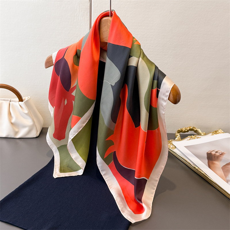 2026 New Women Square Scarf Im - огляд і ціна Silk Scarf Square