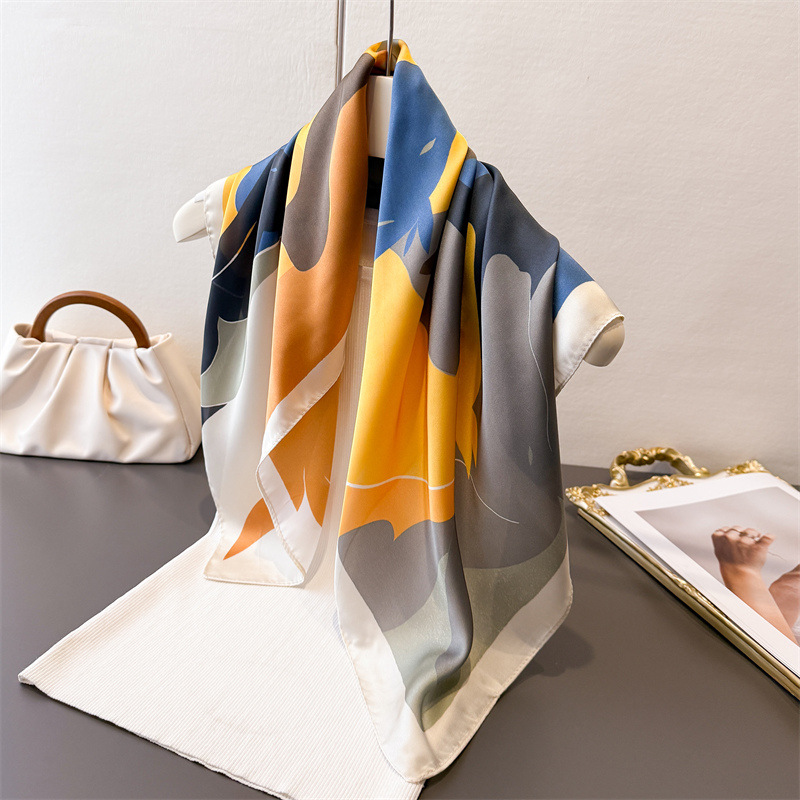 2026 New Women Square Scarf Im - огляд і ціна Silk Scarf Square