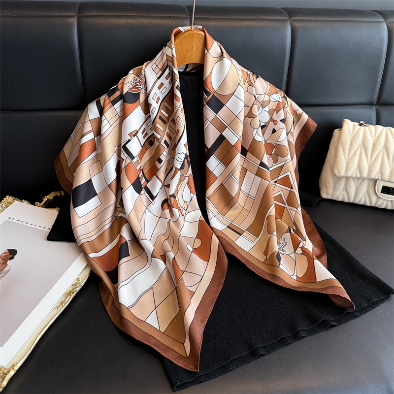 2026 New Square Twill Silk Sca - огляд і ціна Silk Scarf Square